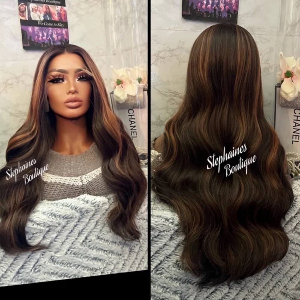 Human Hair Blended Lace Front Wig